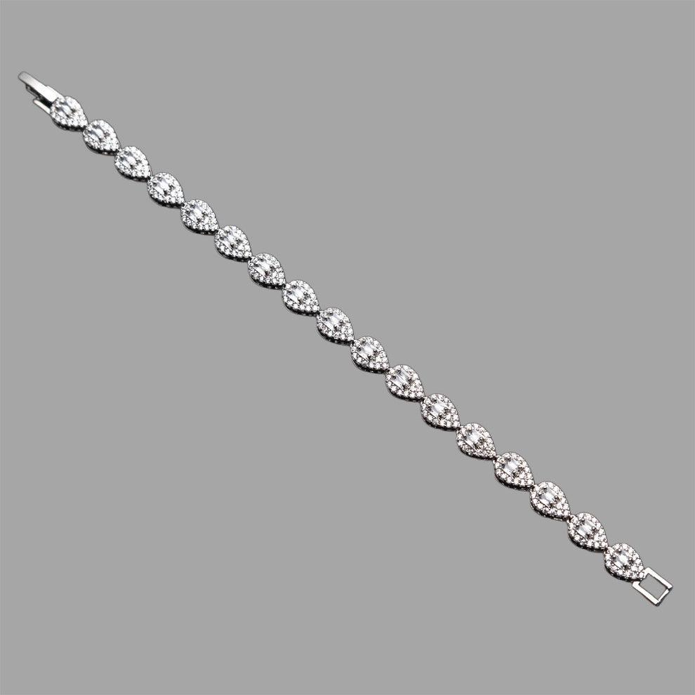 Cubic Teardrop Bracelet